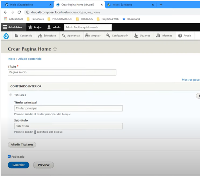 Curso Drupal 9 | www.drupaladicto.com - Consultor especializado en Drupal y Symfony Curso Drupal 9 | www.drupaladicto.com - Consultor especializado en Drupal y Symfony