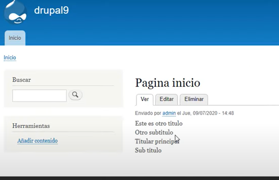 Curso Drupal 9 | www.drupaladicto.com - Consultor especializado en Drupal y Symfony Curso Drupal 9 | www.drupaladicto.com - Consultor especializado en Drupal y Symfony