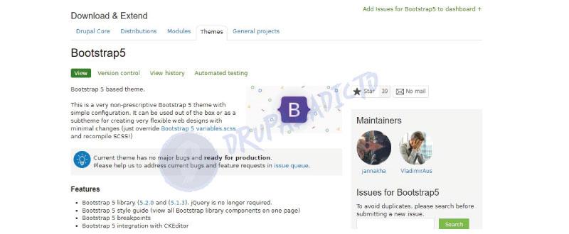 Boostrap 5 Drupal 9 | www.drupaladicto.com - Consultor especializado en drupal y symfony Boostrap 5 Drupal 9 | www.drupaladicto.com - Consultor especializado en drupal y symfony