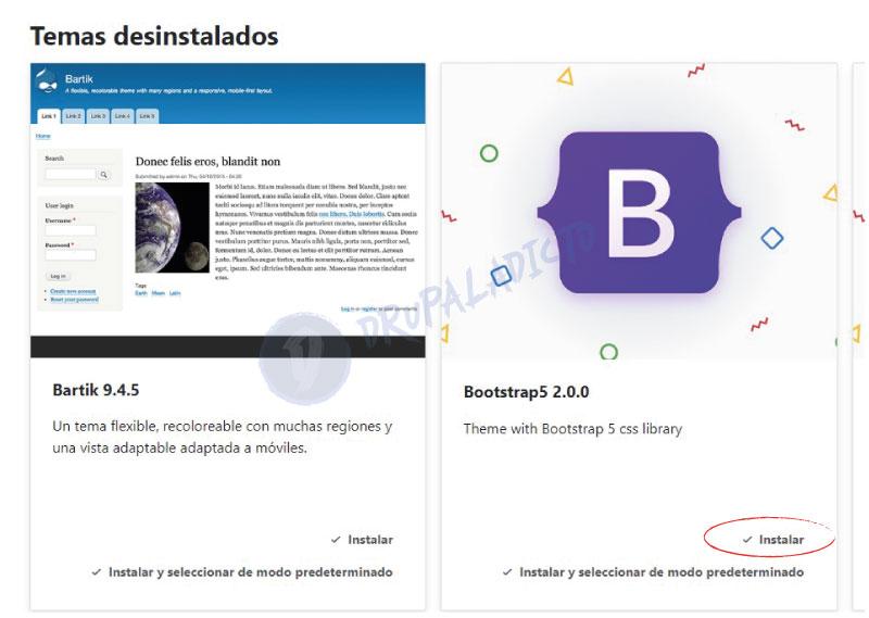 Boostrap 5 Drupal 9 | www.drupaladicto.com - Consultor especializado en drupal y symfony Boostrap 5 Drupal 9 | www.drupaladicto.com - Consultor especializado en drupal y symfony