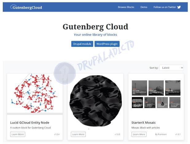 gutenberg - www.drupaladicto.com - formacion especializada en drupal y symfony