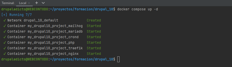 Docker Drupal | www.drupaladicto.com - Consultor especializado en drupal y symfony