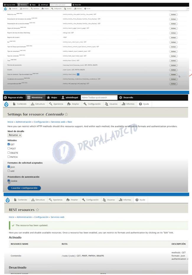 Rest Drupal | www.drupaladicto.com - Consultor especializado en drupal y symfony Rest Drupal | www.drupaladicto.com - Consultor especializado en drupal y symfony