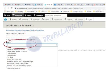 Menús Drupal | www.drupaladicto.com - Consultor especializado en drupal y symfony Menús Drupal | www.drupaladicto.com - Consultor especializado en drupal y symfony