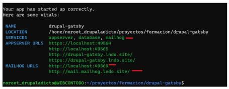 Correos con Mailhog Lando | www.drupaladicto.com - Consultor especializado en drupal y symfony Correos con Mailhog Lando | www.drupaladicto.com - Consultor especializado en drupal y symfony