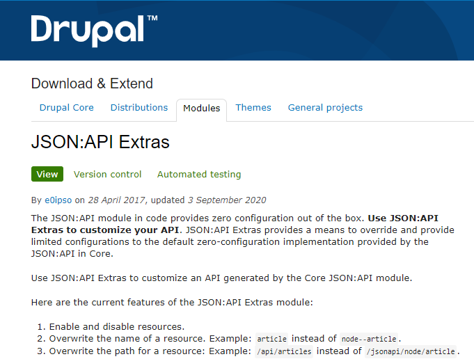 Json Api Drupal | www.drupaladicto.com - Consultor especializado en drupal y symfony